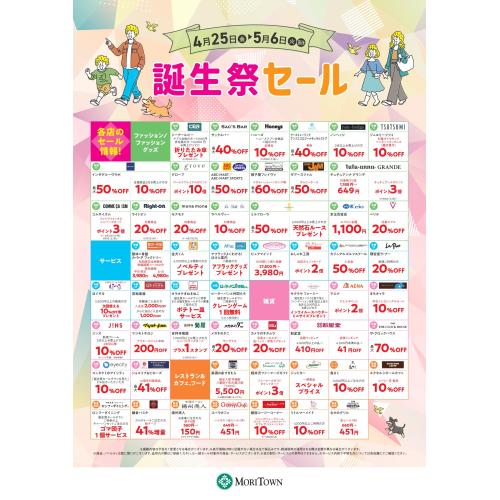 誕生祭セール