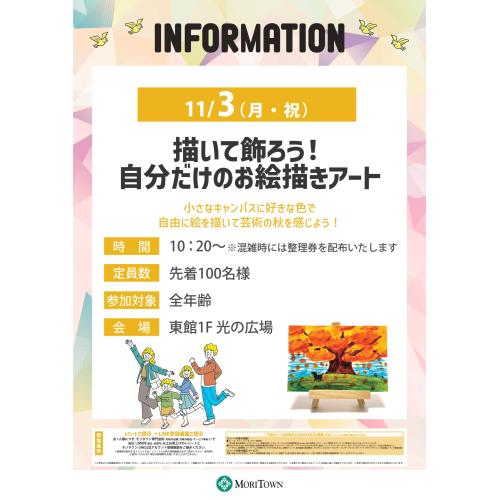 描いて飾ろう!自分だけのお絵描きアート