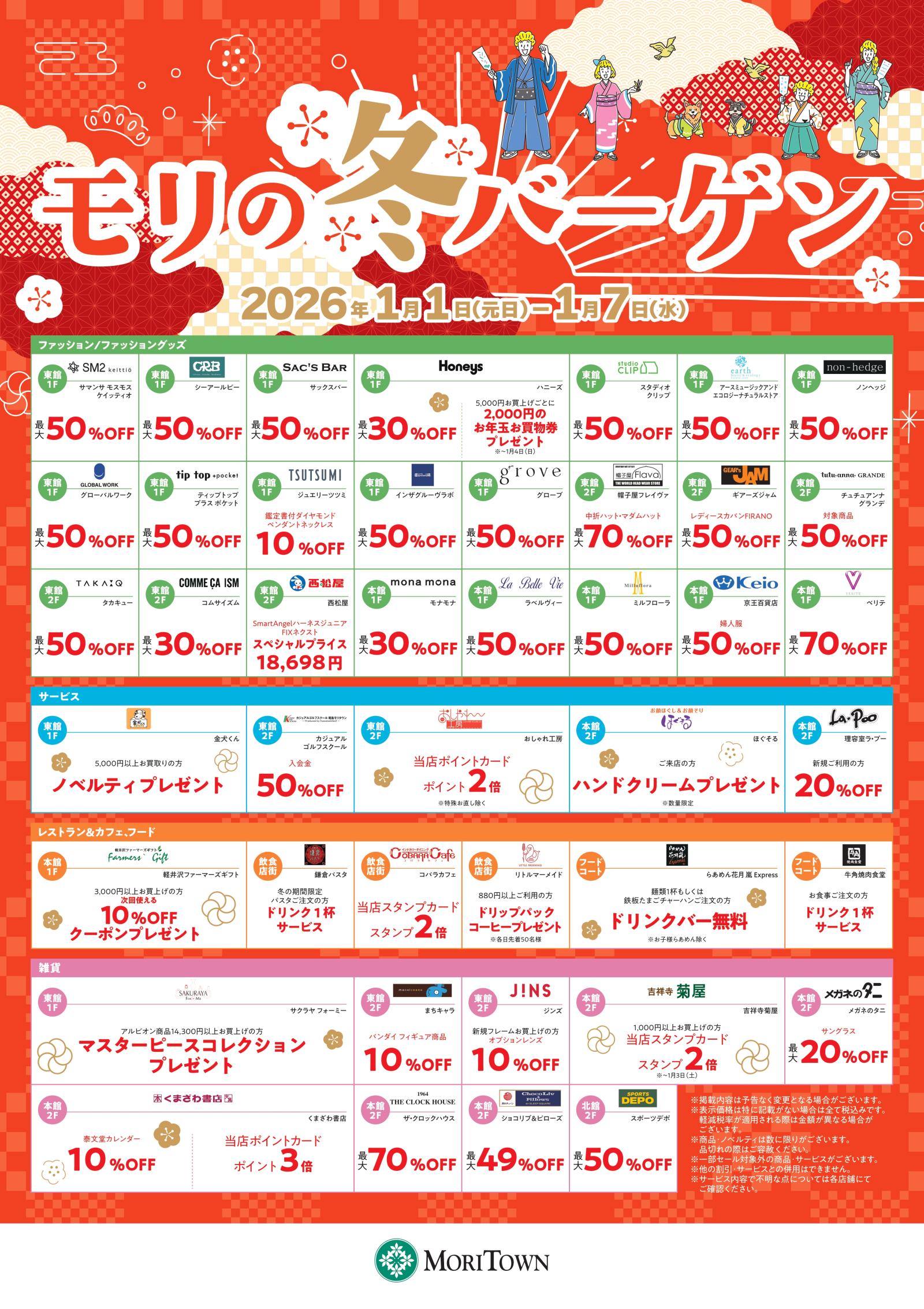 モリのバーゲン