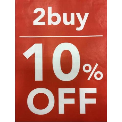 CRB店内全品2点以上お買い上げで10%OFF（予告）